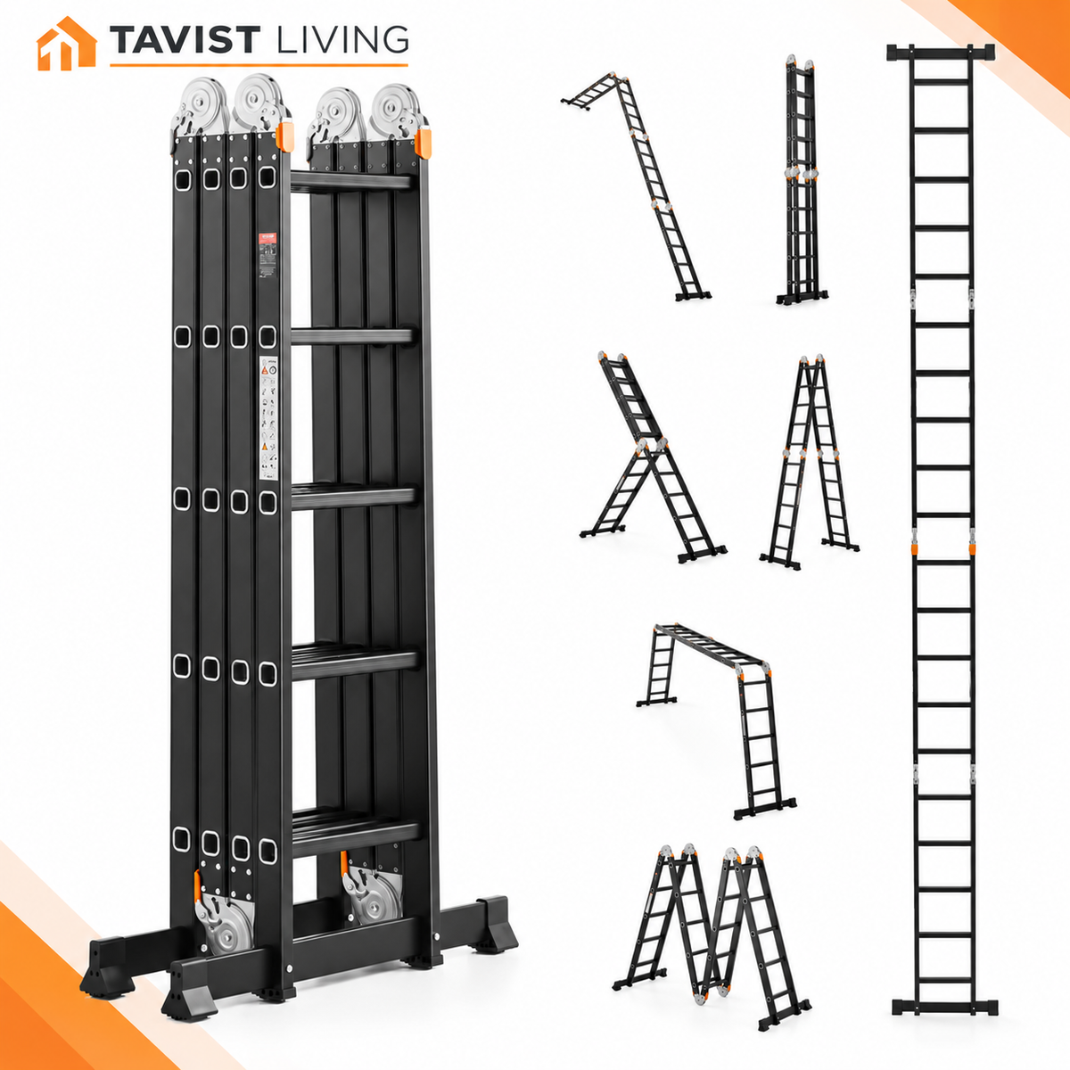 Tavist Living multi-purpose folding ladder