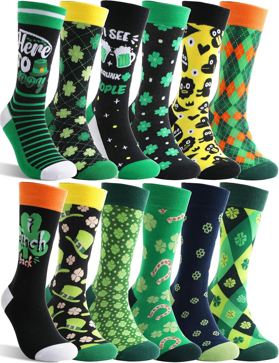 MOGGEI Funny Socks for Men Women Fun Cozy Crazy Novelty Fashion Breathable Printed Cotton Boot Socks